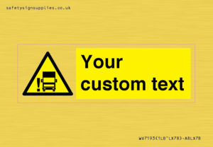 Custom warning blindspot